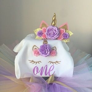 🦄🦄🦄Unicorn 1st birthday outfit